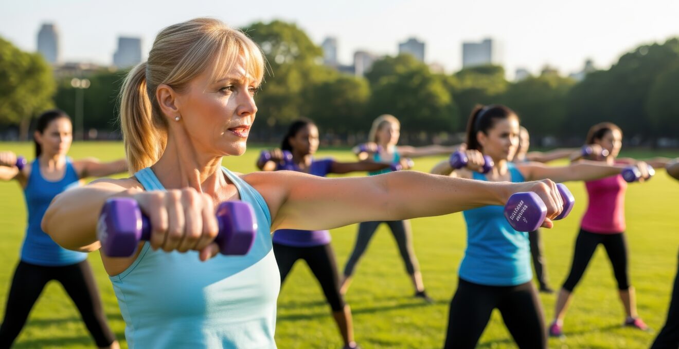 Espace de fitness de plein air