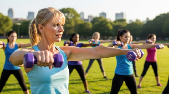 Espace de fitness de plein air